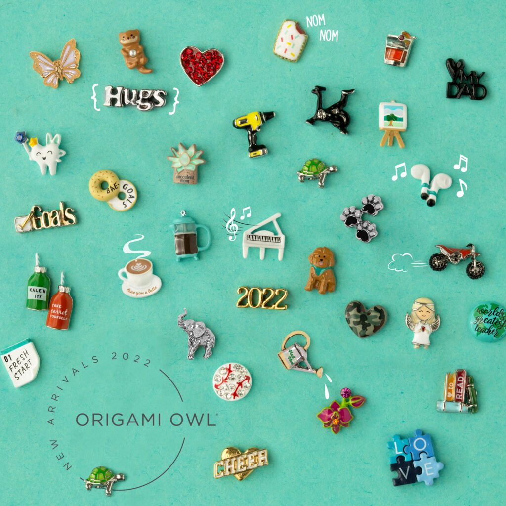 Origami Owl charms from annual collection 