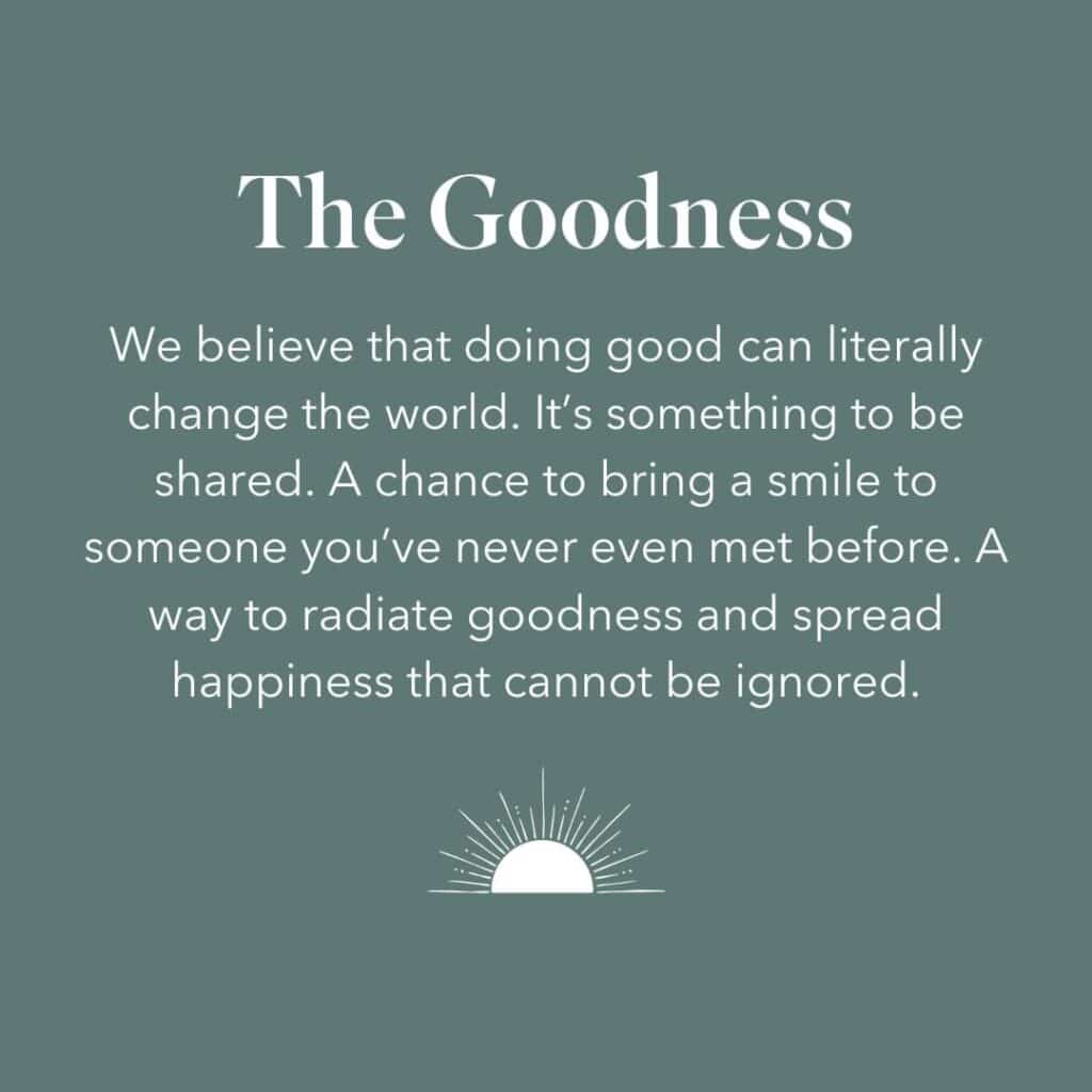 Think goodness script describing the goodness 