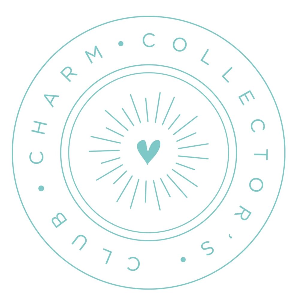 origami owl collectors club logo on white background with words written in teal